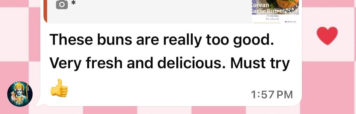 Customer WhatsApp review screenshot 4